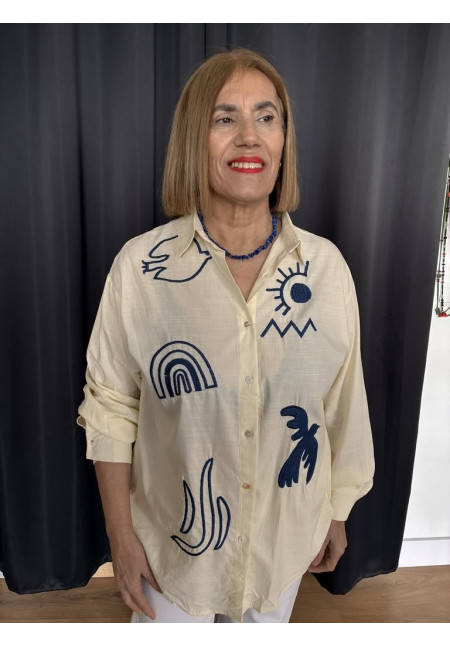 37. Camisa bordados