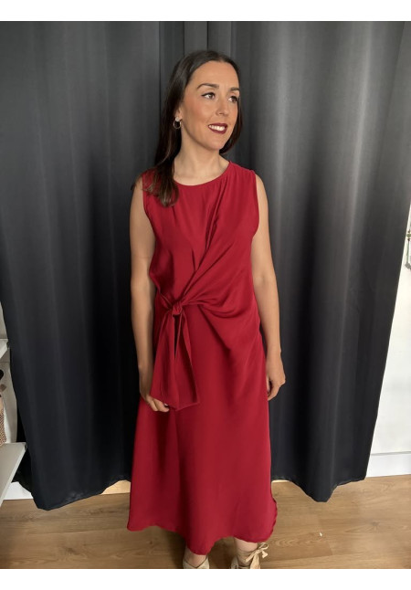127. Vestido nudo sisa