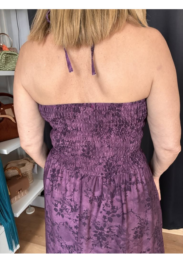 15. Vestido estampado nido abeja