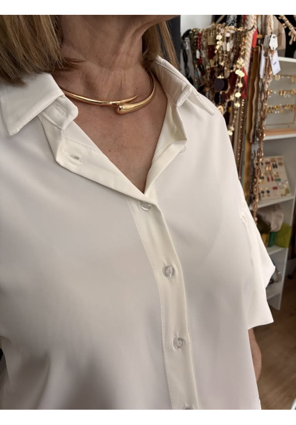 451. Camisa manga abullonada