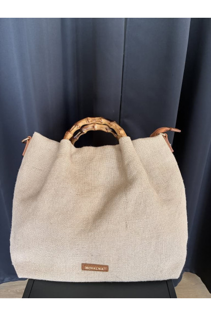 56. Bolso saco asas bambú