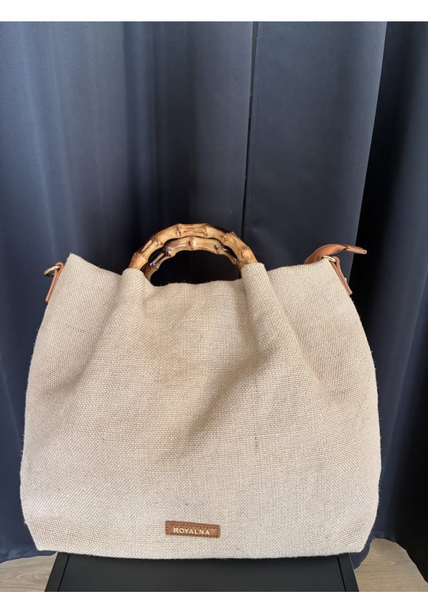 56. Bolso saco asas bambú