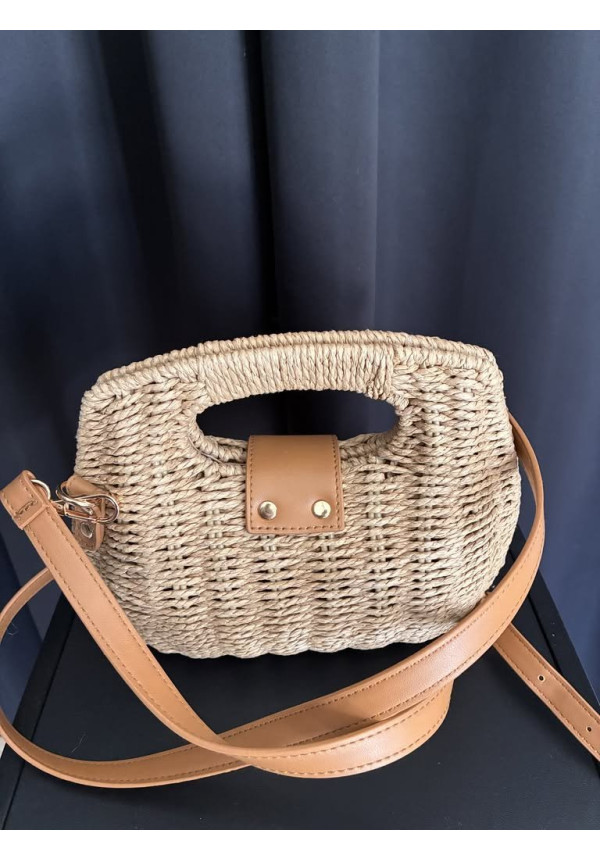 483. Bolso rígido rafia