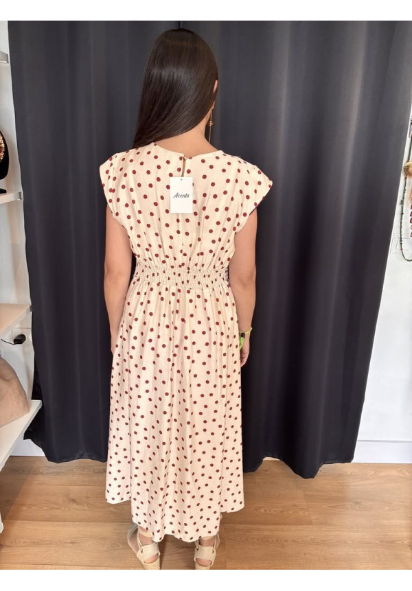 201. Vestido lunares líneas