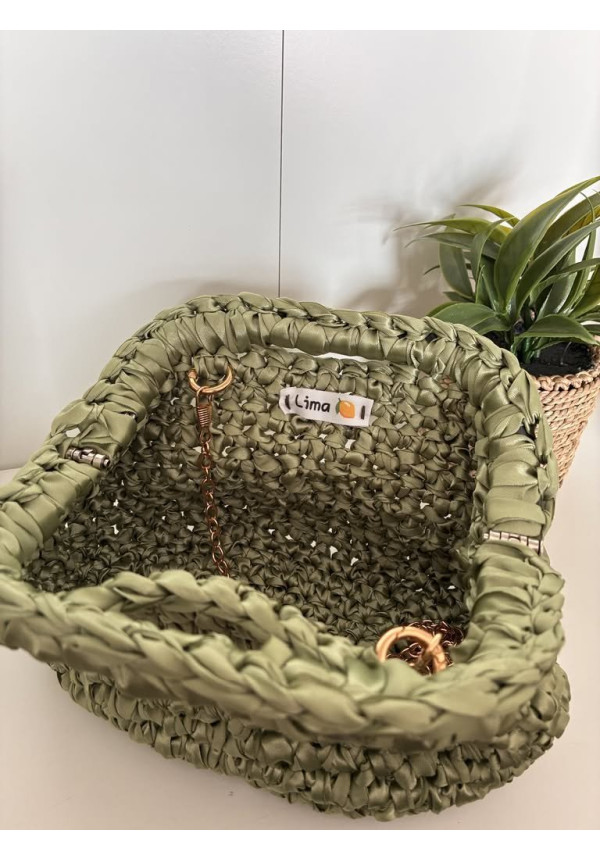 6. Bolso cierre clutch lazo