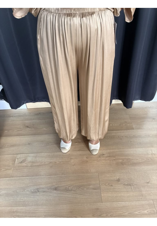 503. Pantalón satén bombacho