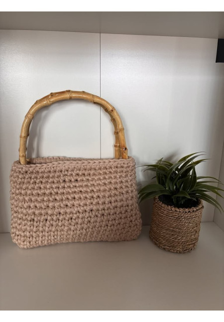 9. Bolso asas bambú