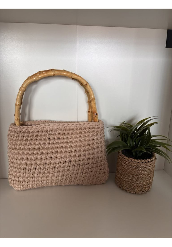 9. Bolso asas bambú