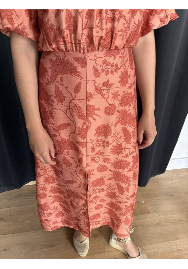 114. Vestido estampado flores