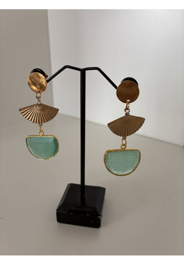 Pendientes abanico