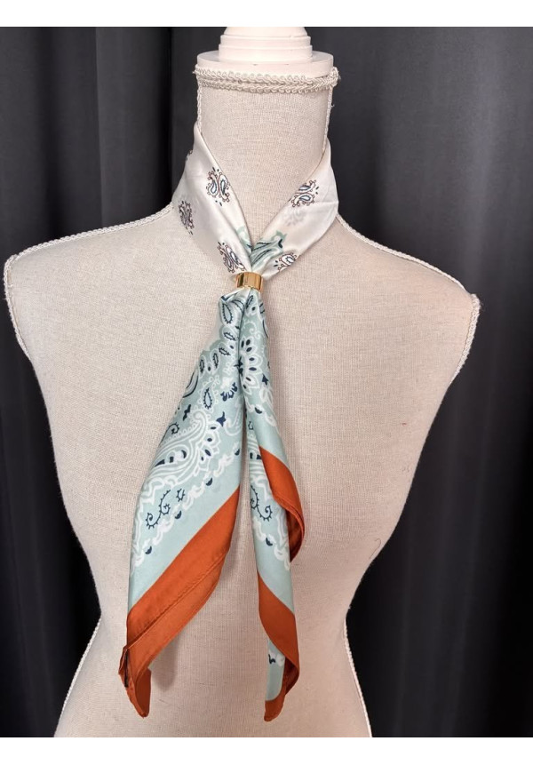 Pañuelo seda estampado I
