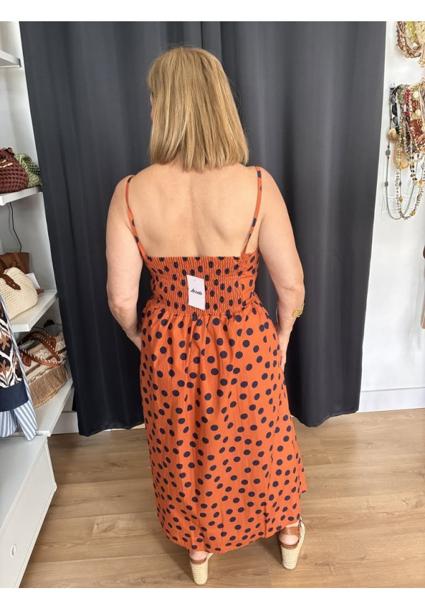 442. Vestido lunares tirantes