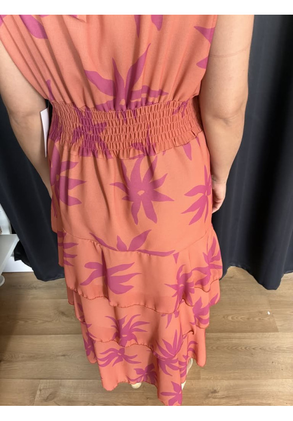 142. Vestido volantes falda