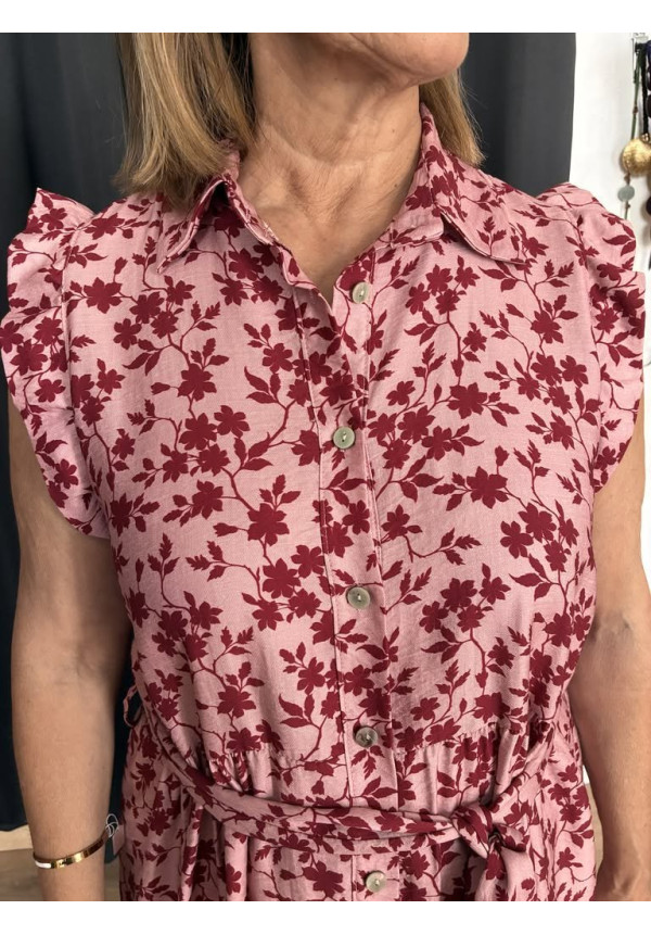 10. Vestido estampado corto