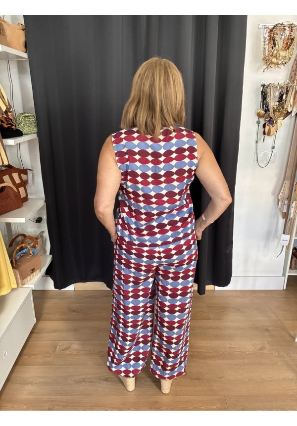 55. Conjunto estampado óvalos