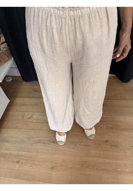 410. Pantalón puro lino