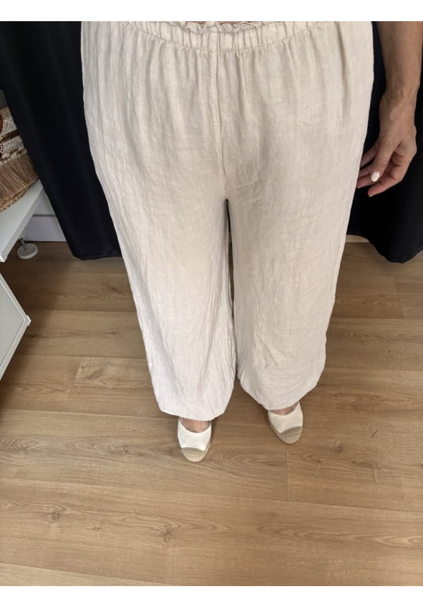 410. Pantalón puro lino