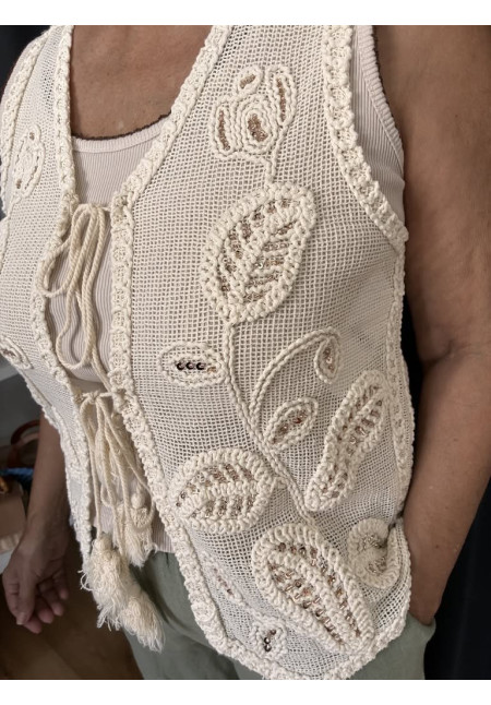 22. Chaleco rejilla