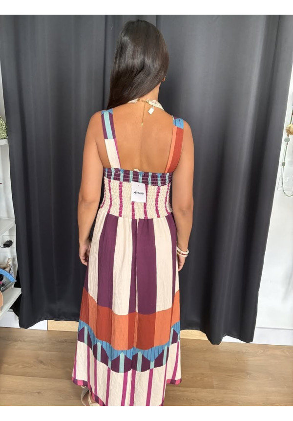 56. vestido multicolor