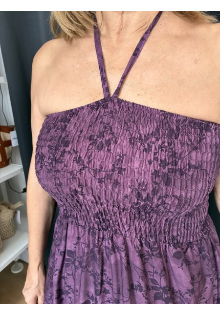 15. Vestido estampado nido abeja