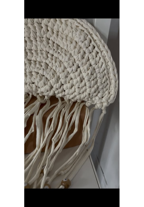 Bolso abanico flecos