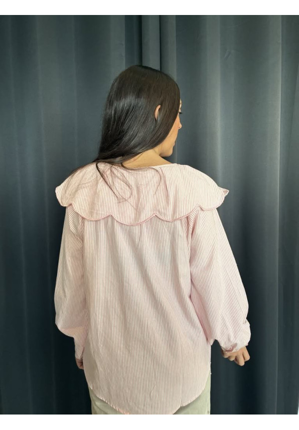 PV13. Blusa cuello mil rayas