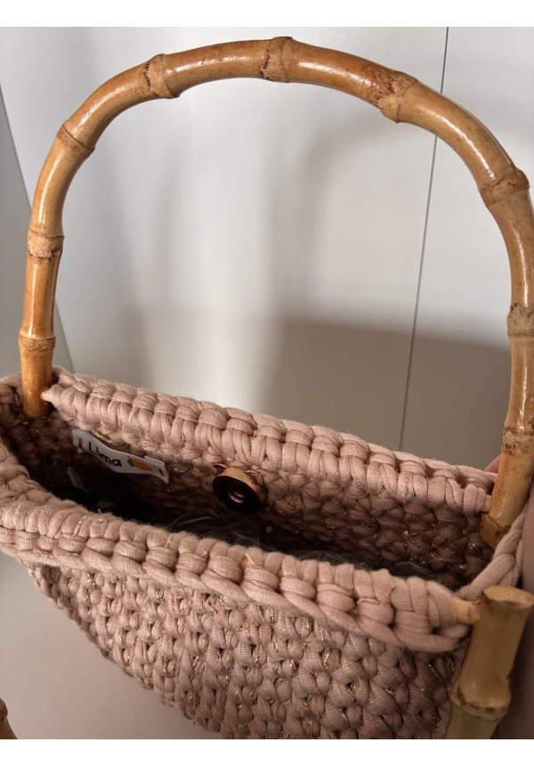 9. Bolso asas bambú