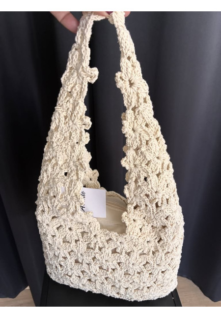 475. Bolso croché flowers