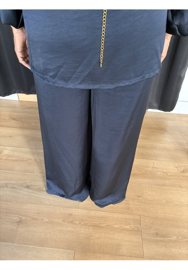 504. Pantalon satén cinturilla