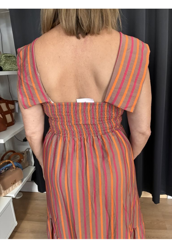 46. Vestido multirayas