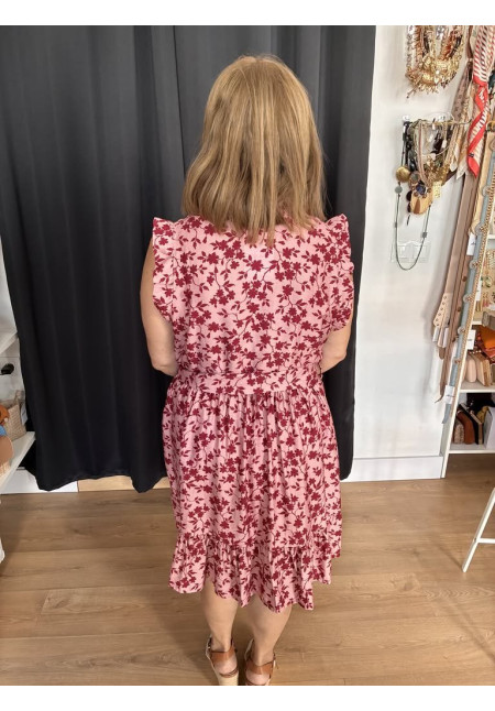 10. Vestido estampado corto