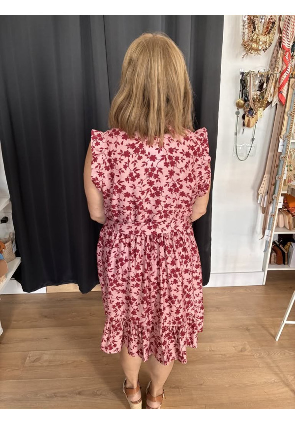 10. Vestido estampado corto