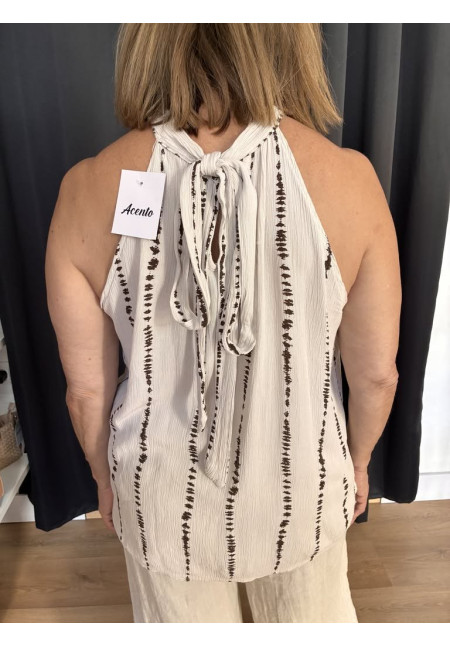 19. Top halter tie dye