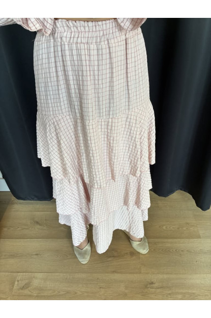 PV9. Falda volantes cuadros