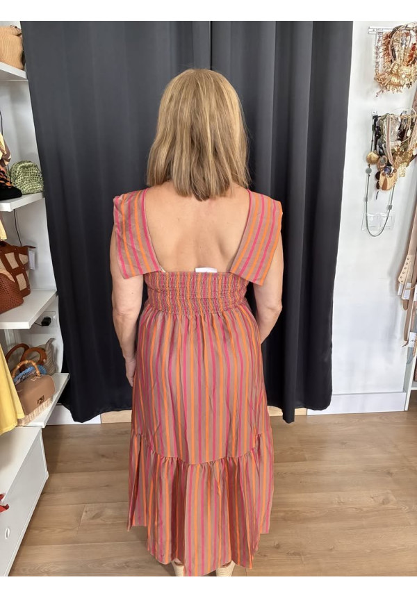 46. Vestido multirayas