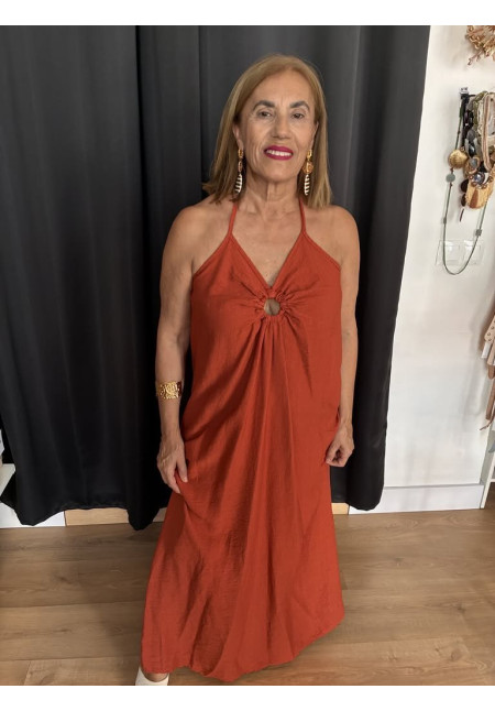 47. Vestido detalle O escote