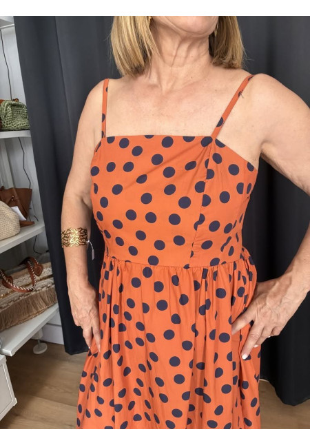 442. Vestido lunares tirantes