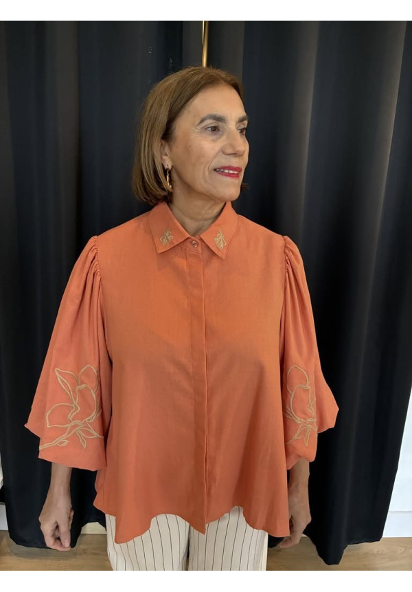 PV6. Blusa manga glob