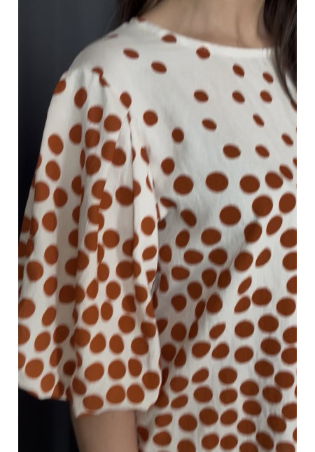 130. Blusa lunares degradé