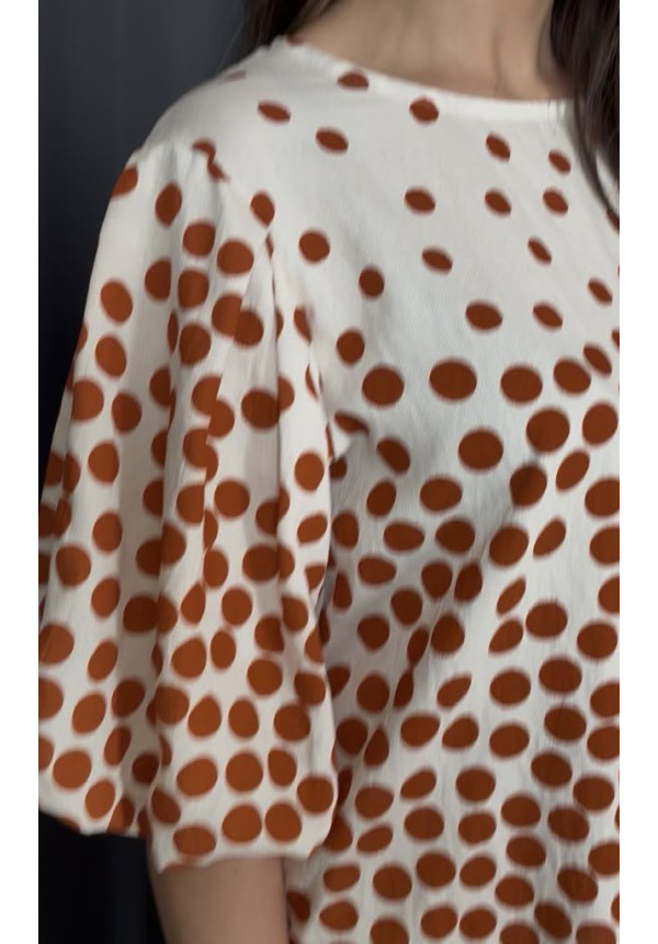 130. Blusa lunares degradé