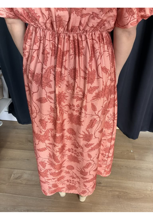 114. Vestido estampado flores