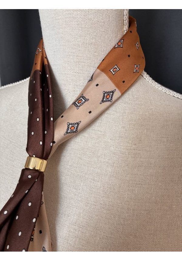 Pañuelo seda estampado C