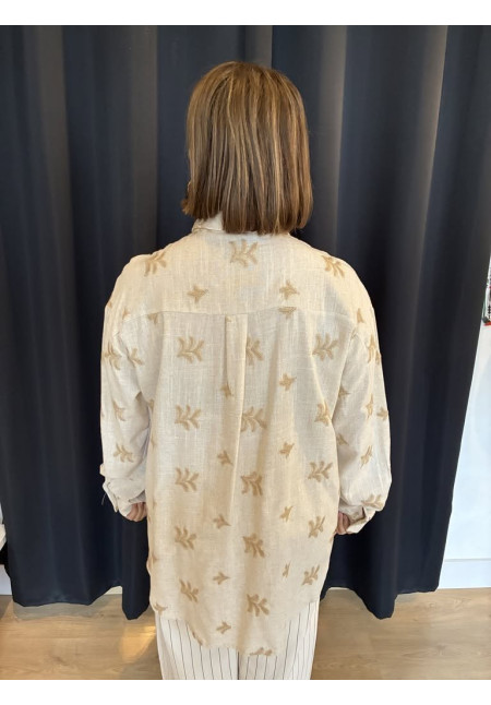 1.8. Camisa lino bordados