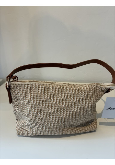 PV04. Bolso rafia y cuero asa