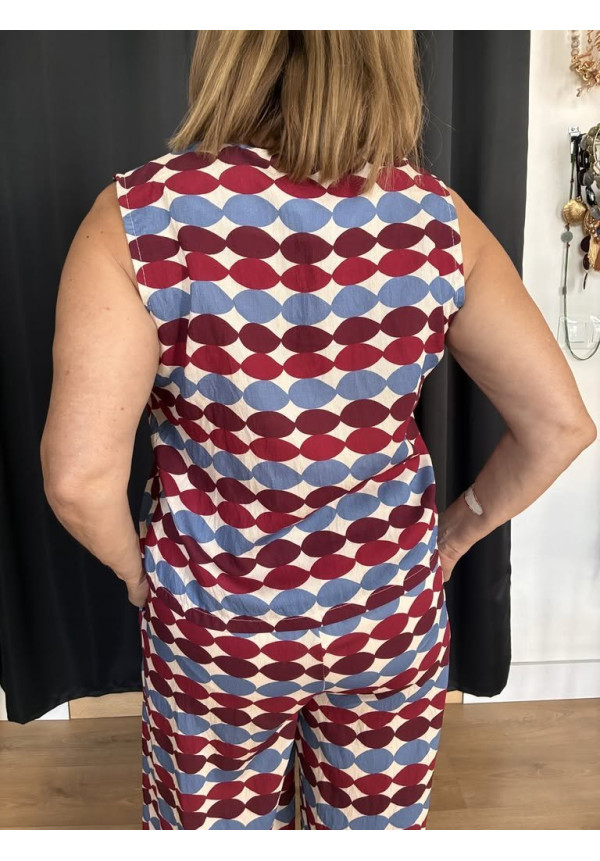 55. Conjunto estampado óvalos