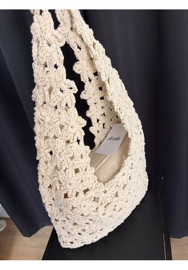 475. Bolso croché flowers