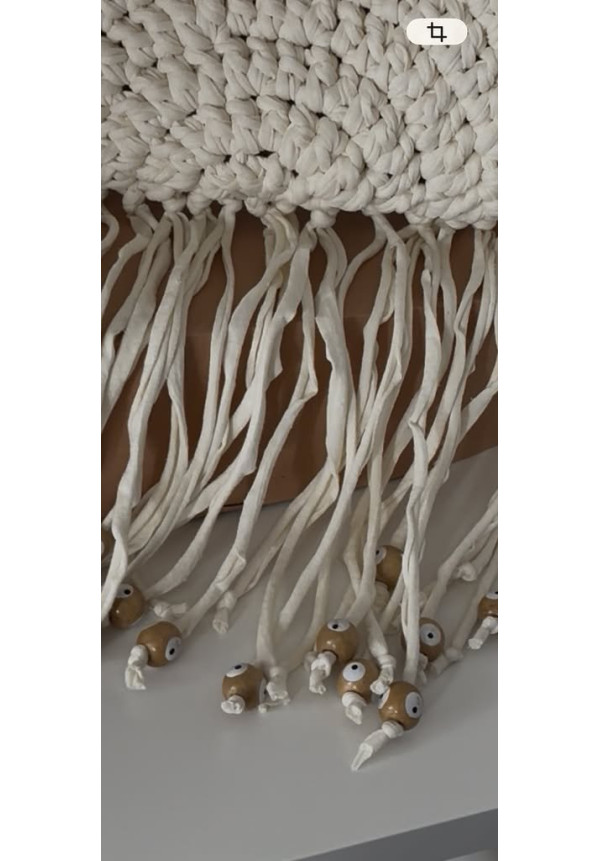Bolso abanico flecos