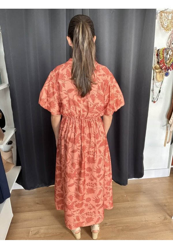 114. Vestido estampado flores