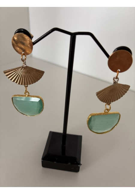 Pendientes abanico