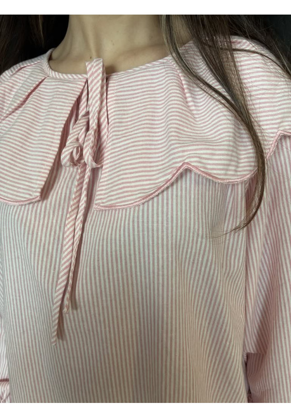 PV13. Blusa cuello mil rayas